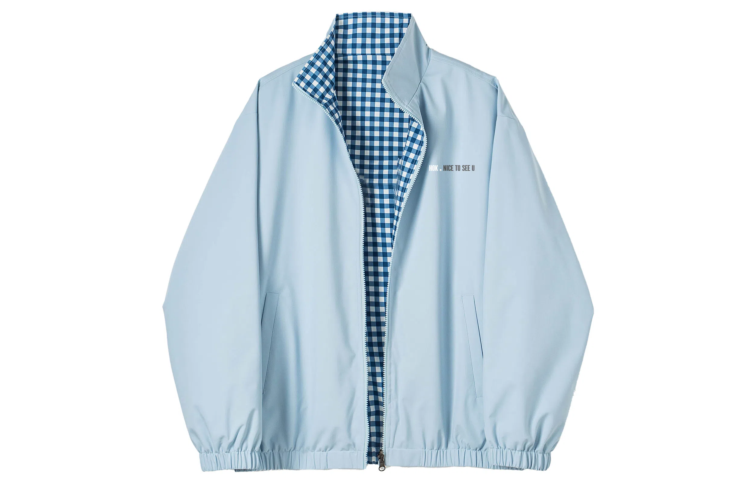 王者荣耀 美式高街两面穿格子立领外套宽松舒适青少年高颜值休闲百搭时尚夹克衫 男女同款