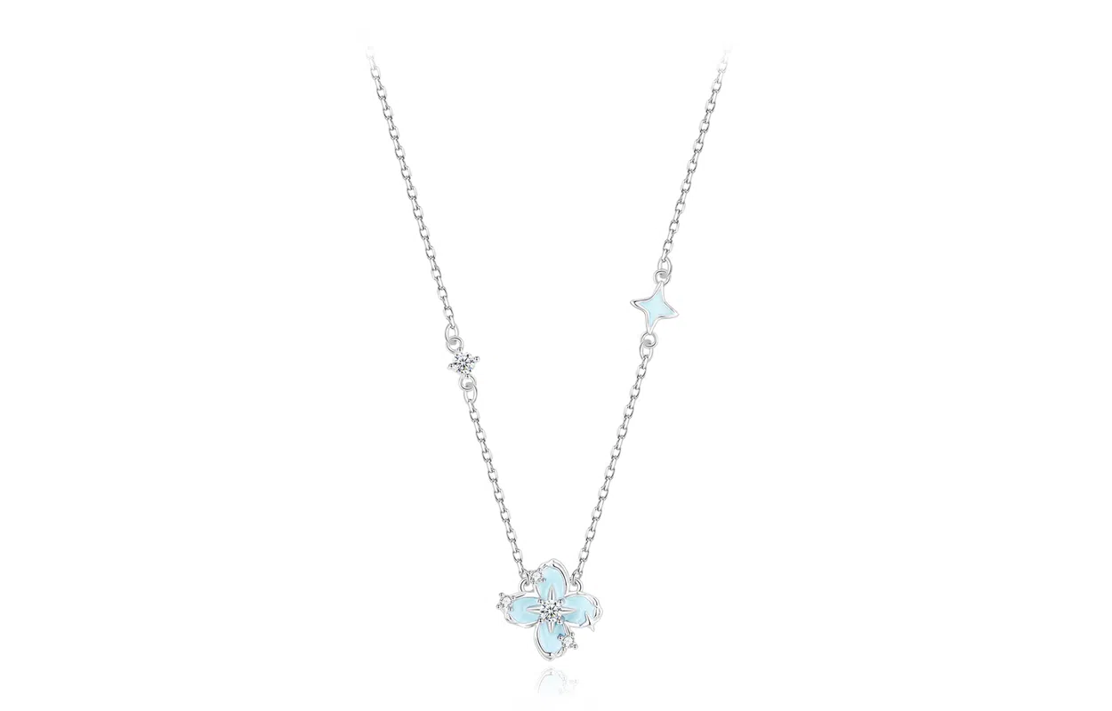 WANLIACC Star Clover Necklace S925 Silver