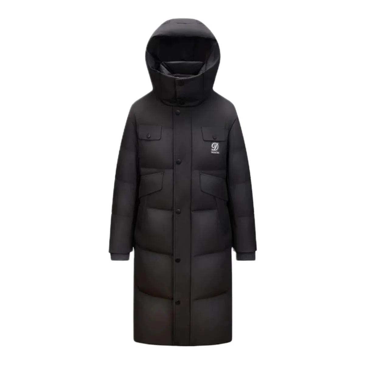 鸭鸭 冬季长款连帽时尚加厚保暖长袖羽绒服 女款