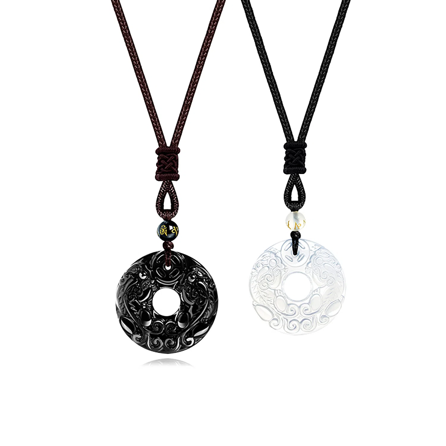 【招财纳福】 佐卡伊 貔貅平安扣 新中式小众设计扣住平安 幸福如意简约百搭#好运 玉髓 项链 男女同款情侣款