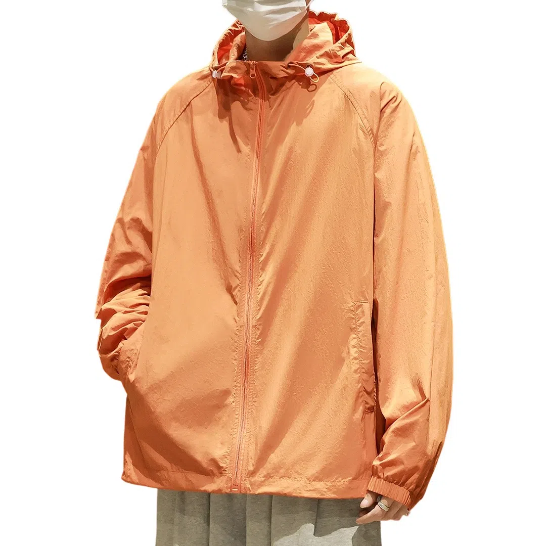 顶峰保罗 无性别主义冰丝防紫外线连帽夹克外套轻薄透气皮肤衣户外运动登山钓鱼防晒服 男女同款