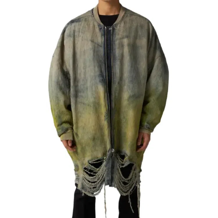 Rick Owens RO Grey Down Jacket