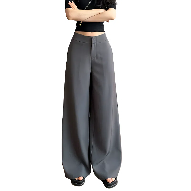 木清清 通勤时尚舒适简约西装裤 女款