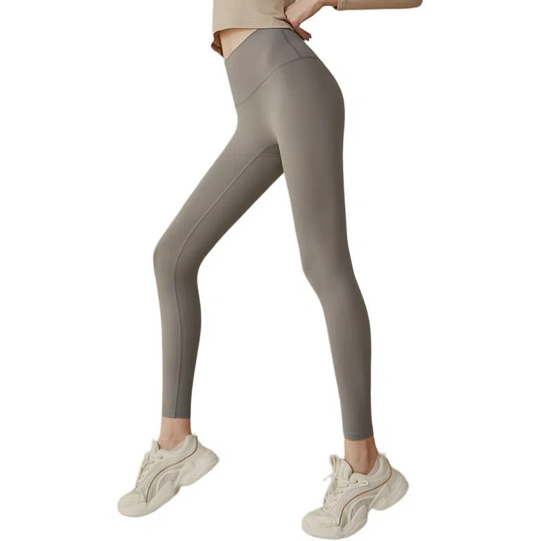 达兹 提臀高腰纯色修身运动长裤 女款