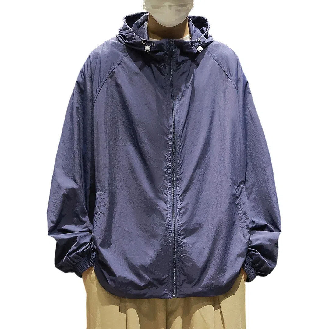 顶峰保罗 无性别主义冰丝防紫外线连帽夹克外套轻薄透气皮肤衣户外运动登山钓鱼防晒服 男女同款