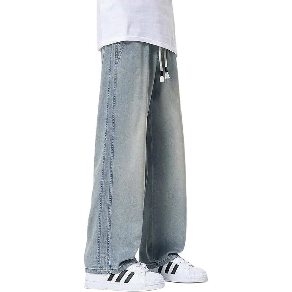 PANDA ADEVIL Wide Leg Jeans