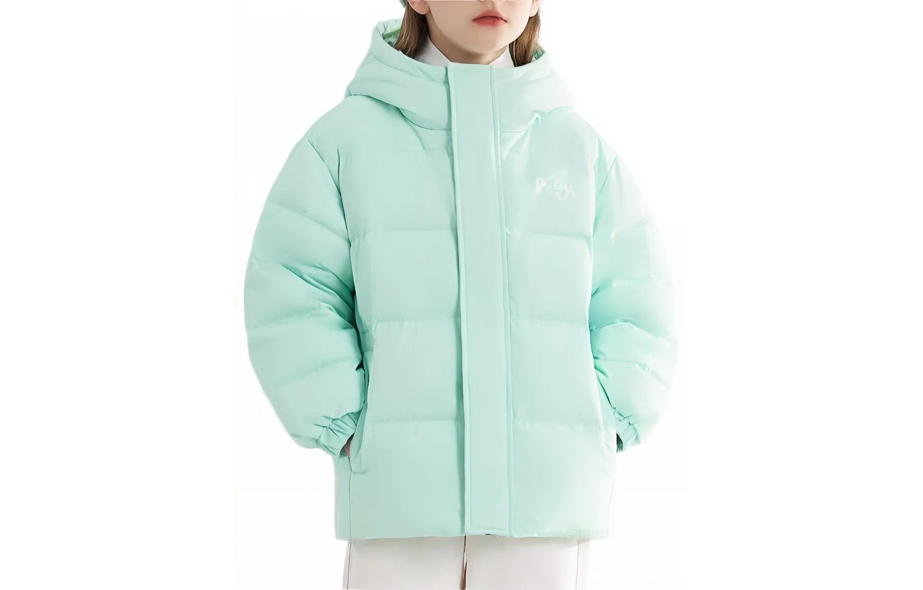 鸭鸭 加厚短款面包服羽绒服 儿童款