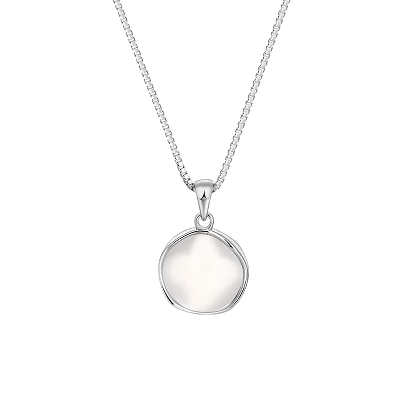 老银匠 延长链可调节 留光锁骨链 玛瑙 项链 女款