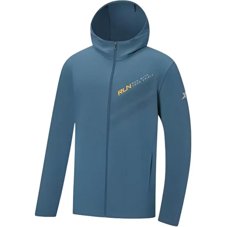 Xtep Running Series Blue Windbreaker