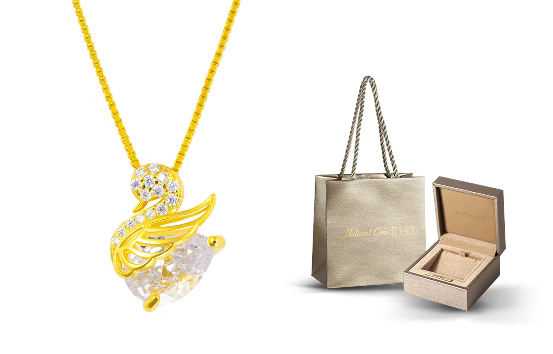 指尖瑰宝 小天鹅轻奢优雅新款 项链 女款