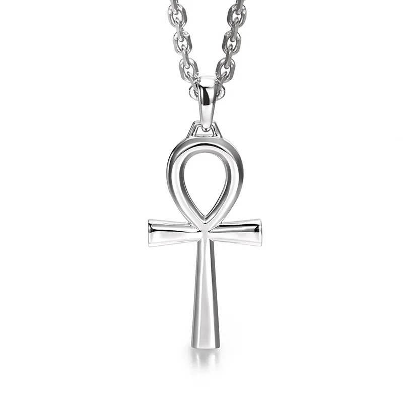 IDEAGEMER Egyptian Cross Necklace