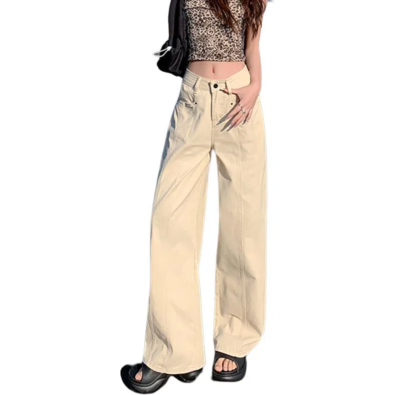 如续 百搭时尚气质高腰牛仔裤 女款