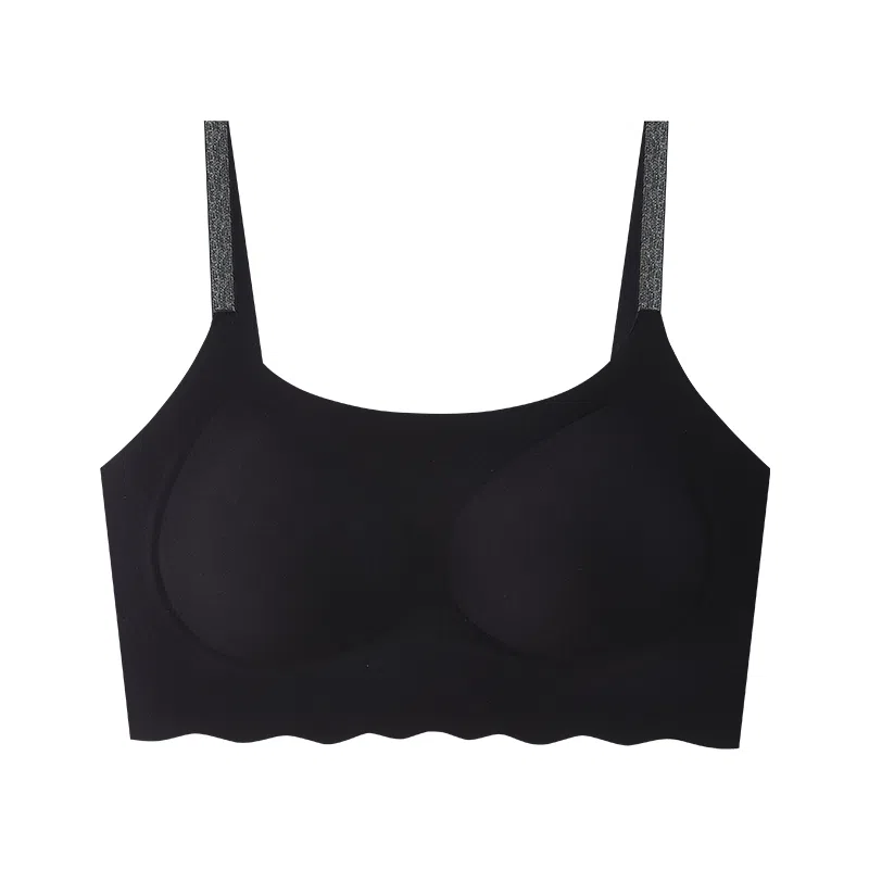 欧迪芬 裸感无痕轻薄透气亲肤柔软上托聚拢防下垂收副乳波浪下摆隐形不透夏季清凉款文胸 女款