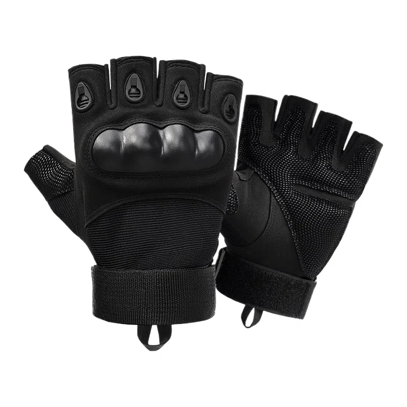 梦特娇 户外登山训练 聚酯纤维 半指手套 男女同款情侣款