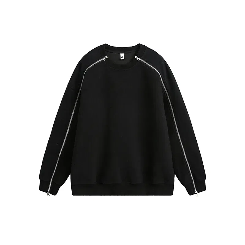 Youlin Retro Zipper Sweatshirt