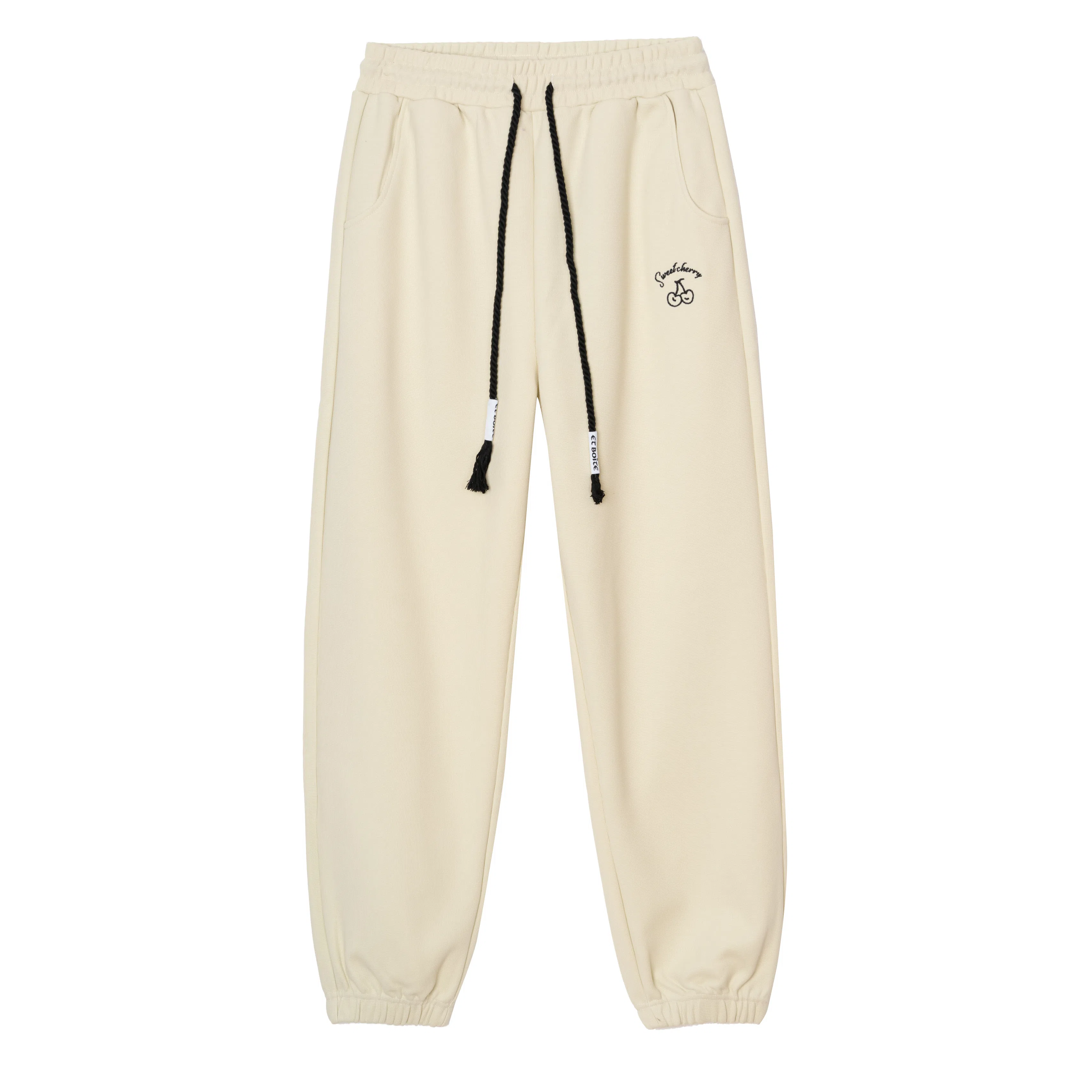 法文箱子 简约中腰宽松休闲裤 女款 浅紫