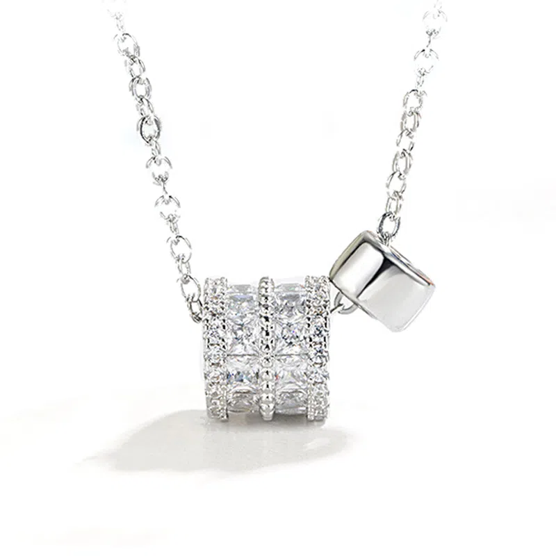 良碧 小蛮腰 几何复古经典轻奢气质小众设计高级感 百搭简约学生森系小清新 合金 项链 女款