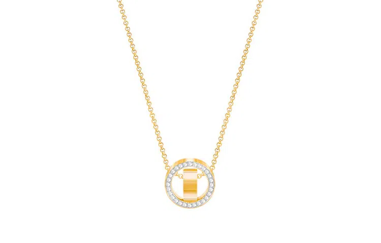 Swarovski Hollow Necklace Gold