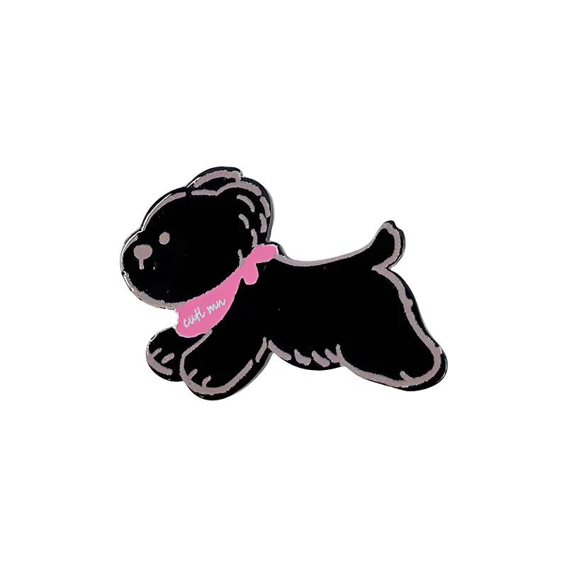 蒙妮 超萌可爱卡通小狗少女心刘海夹 亚克力 发夹 女款