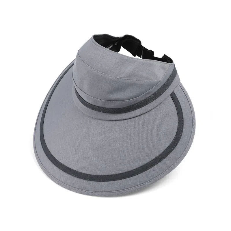 艾佳微 日常通勤韩版时尚百搭户外出游骑车大帽檐遮阳 涤纶 防晒帽 男女同款情侣款