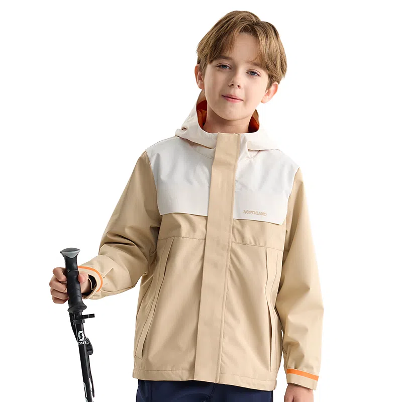 诺诗兰 防风防水舒适保暖户外休闲运动秋季冲锋衣 青少年