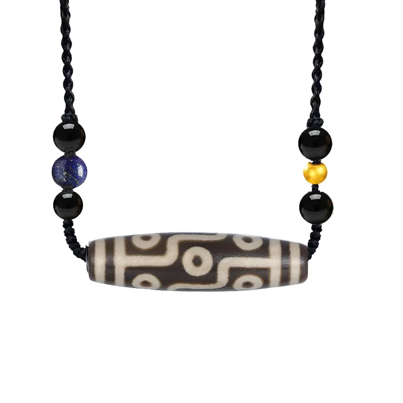 阿梵尼 西藏圣物 九眼天珠#好运 玛瑙 项链 男女同款情侣款