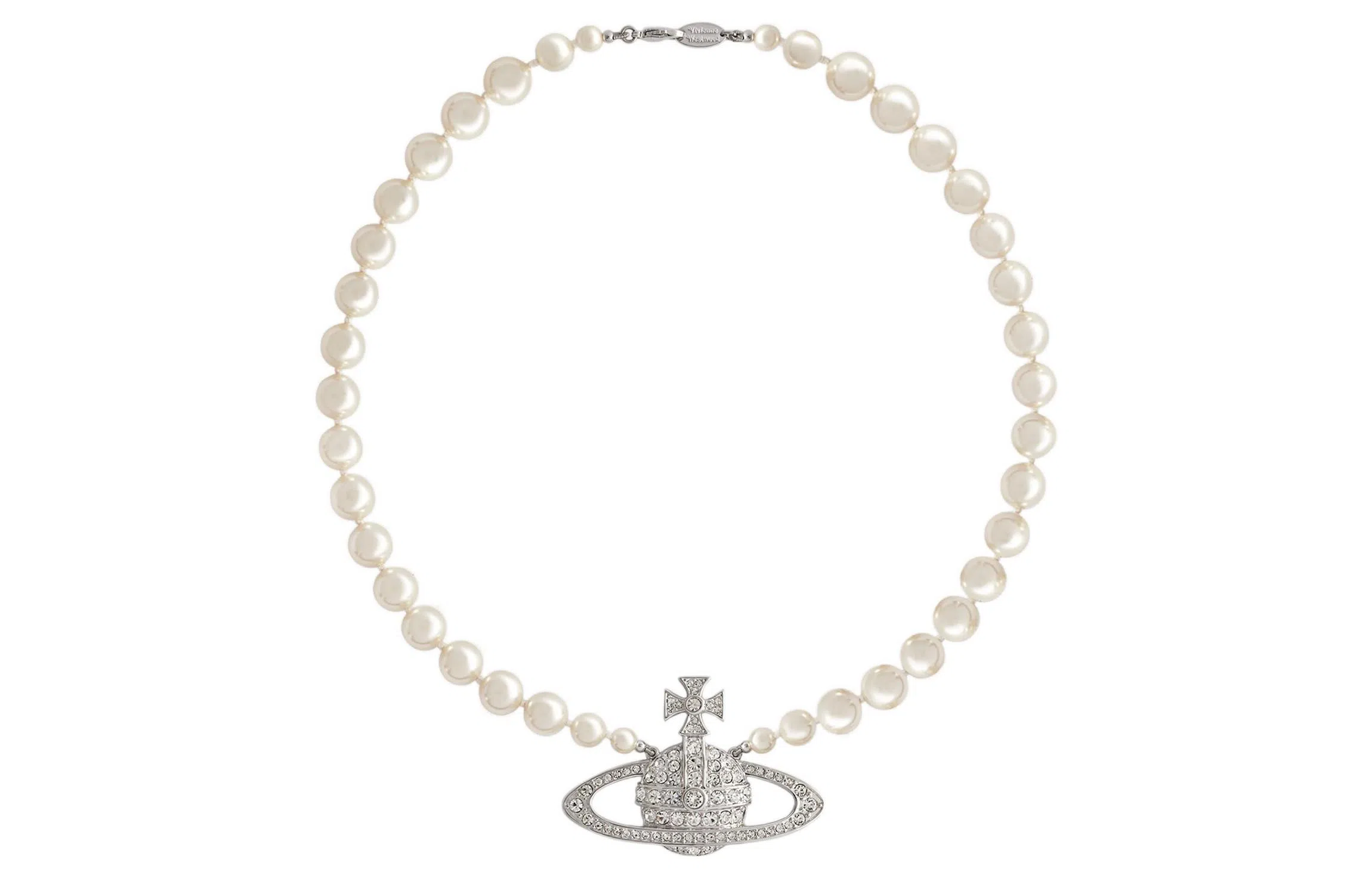Vivienne Westwood Bas Relief Pearl Necklace