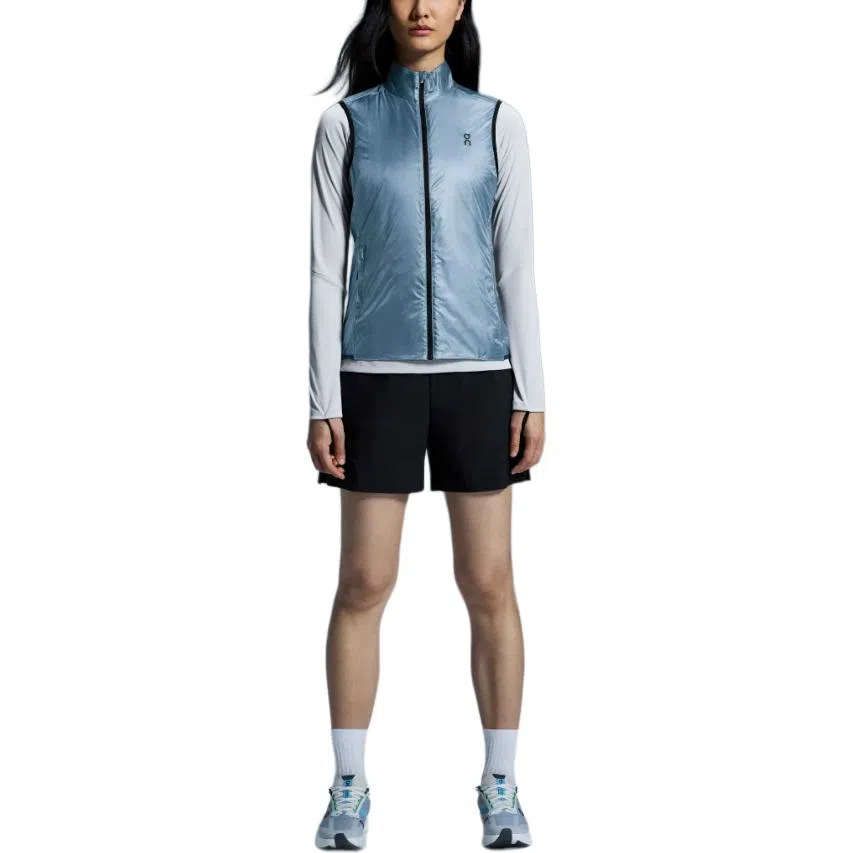 On Weather Vest Light Grey Blue