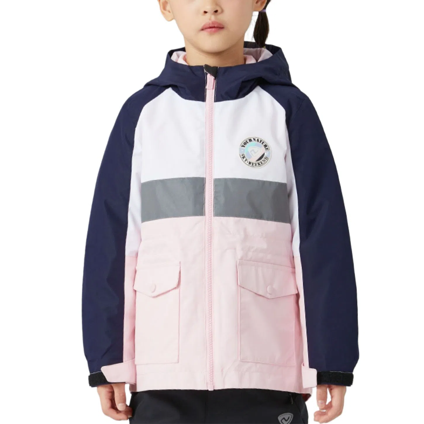 诺诗兰 舒适休闲防风防水保暖三合一冲锋衣 青少年