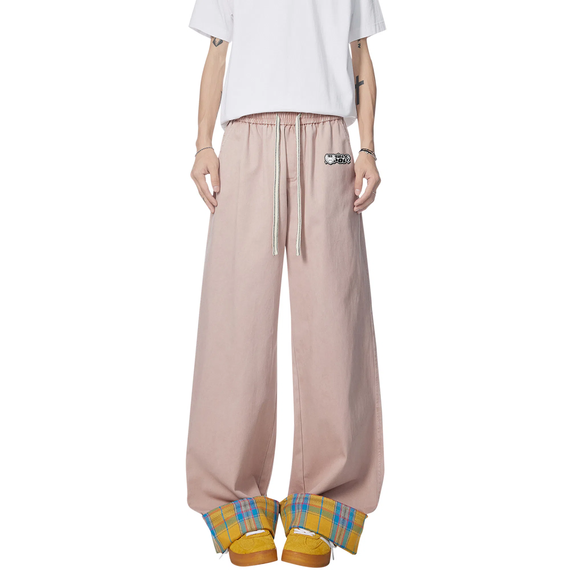 王者荣耀 美式高街个性时尚宽松舒适直筒休闲裤 男女同款