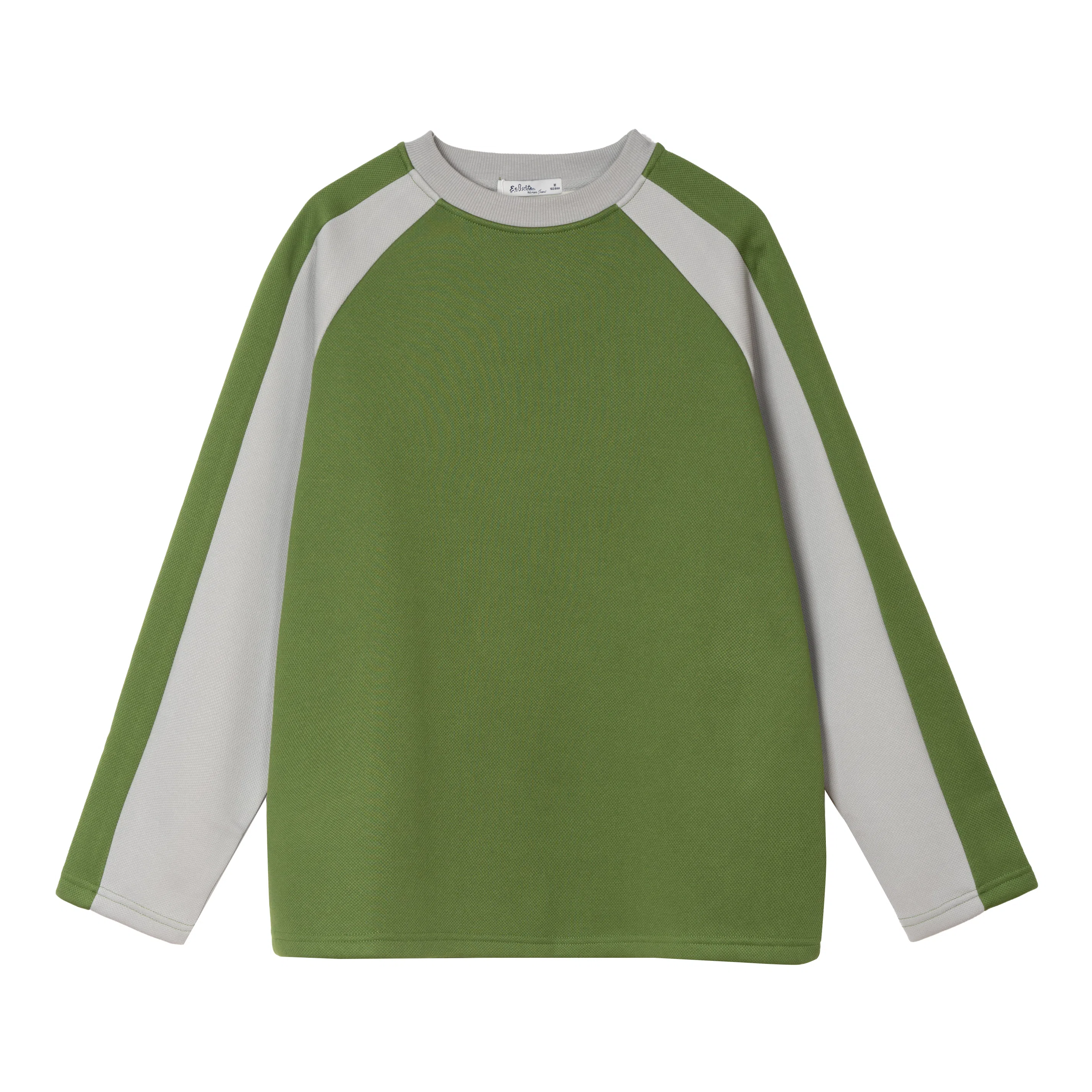 法文箱子 拼色圆领舒适卫衣 女款