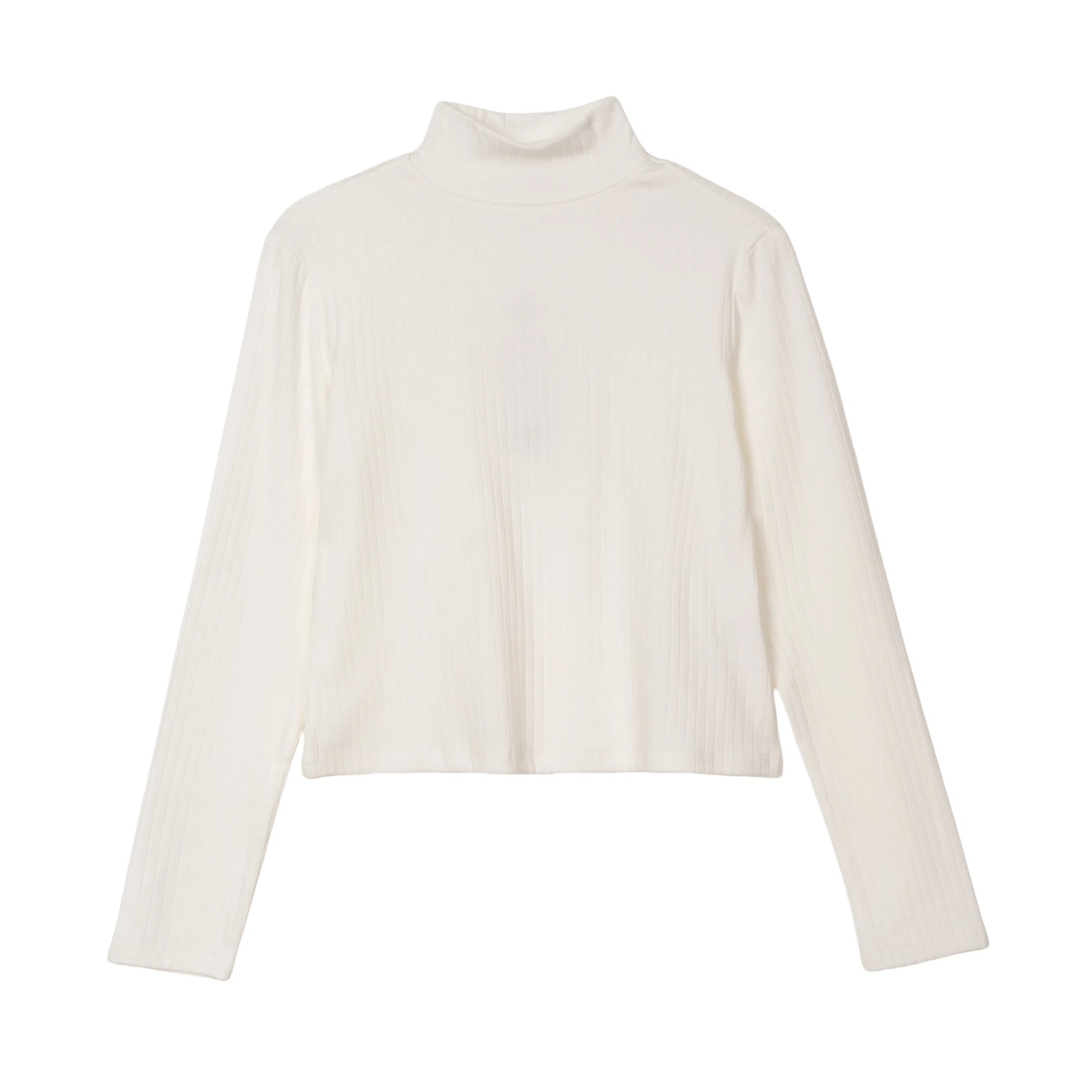 法文箱子 通勤休闲半高领长袖针织衫 女款