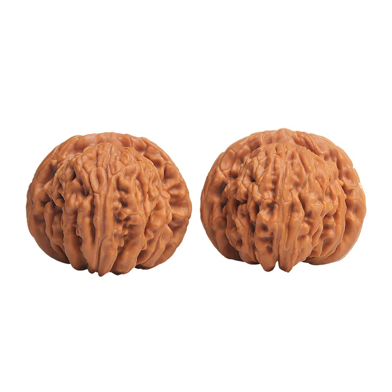 木盛缘 【配手套刷子】平安喜乐 福运常在 苹果园 四座楼狮子头#好运 文玩核桃 手把件 男女同款情侣款