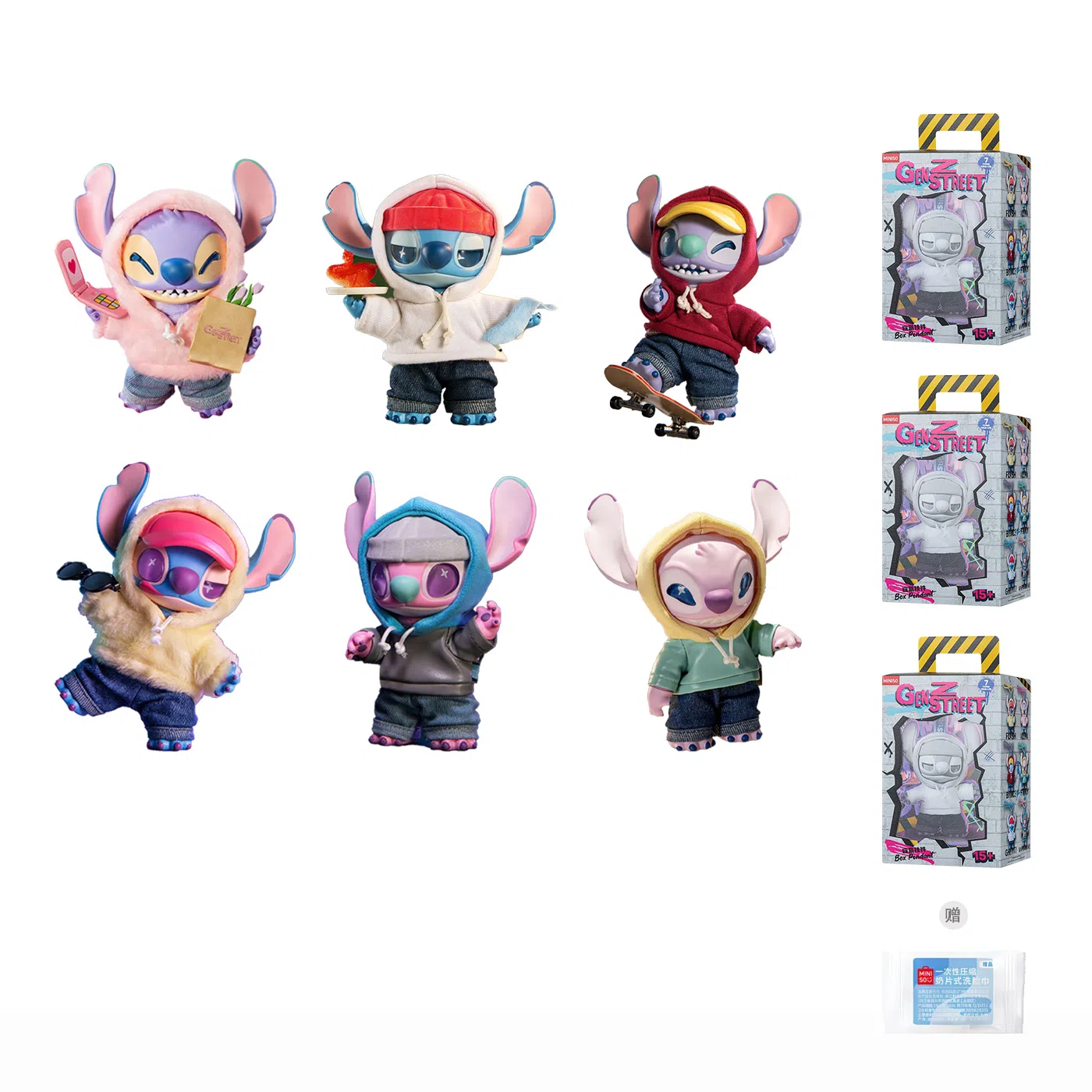 MINISO x Disney Stitch GenZ Street Series Blind Box