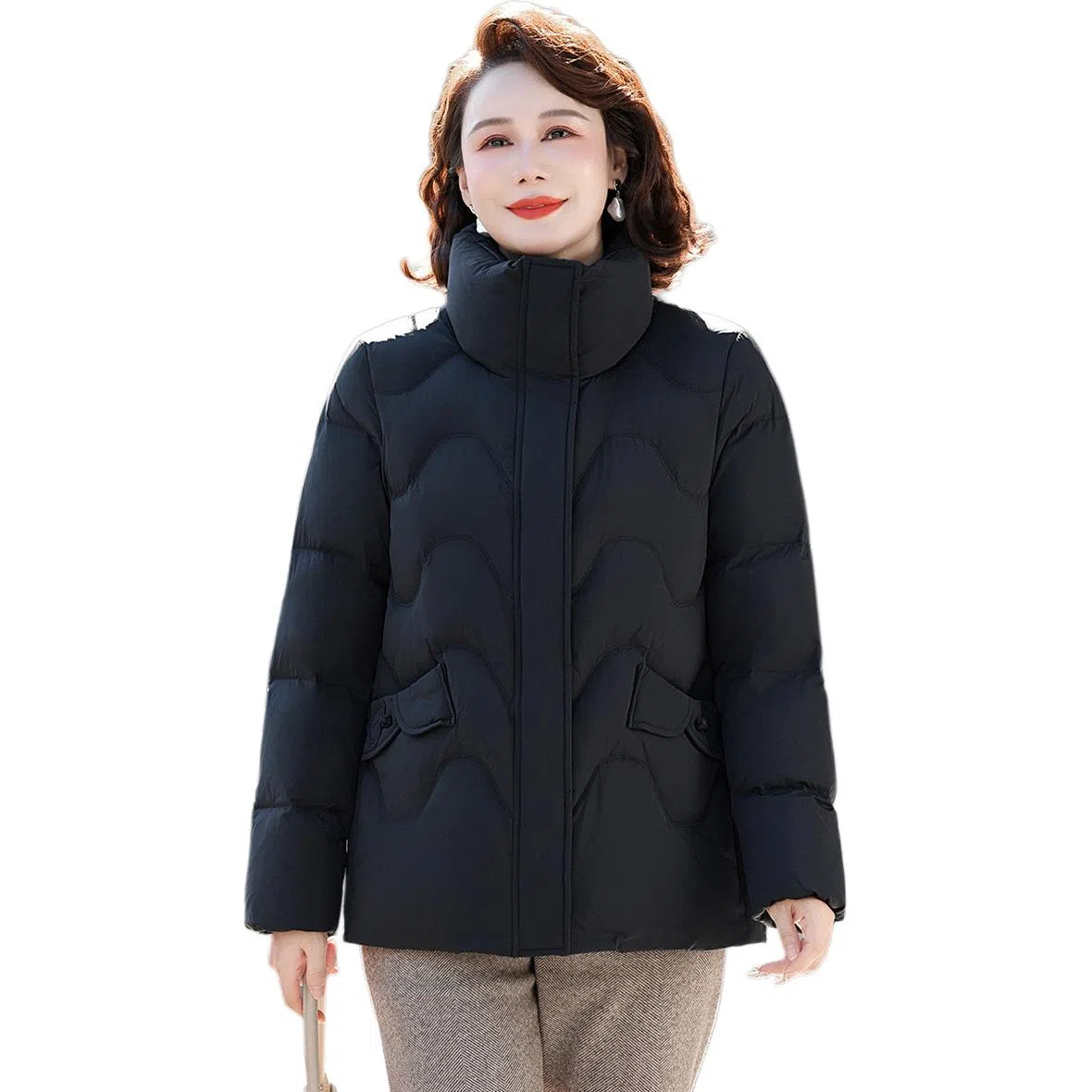 鸭鸭 洋气高贵简约舒适高级感羽绒服 女款