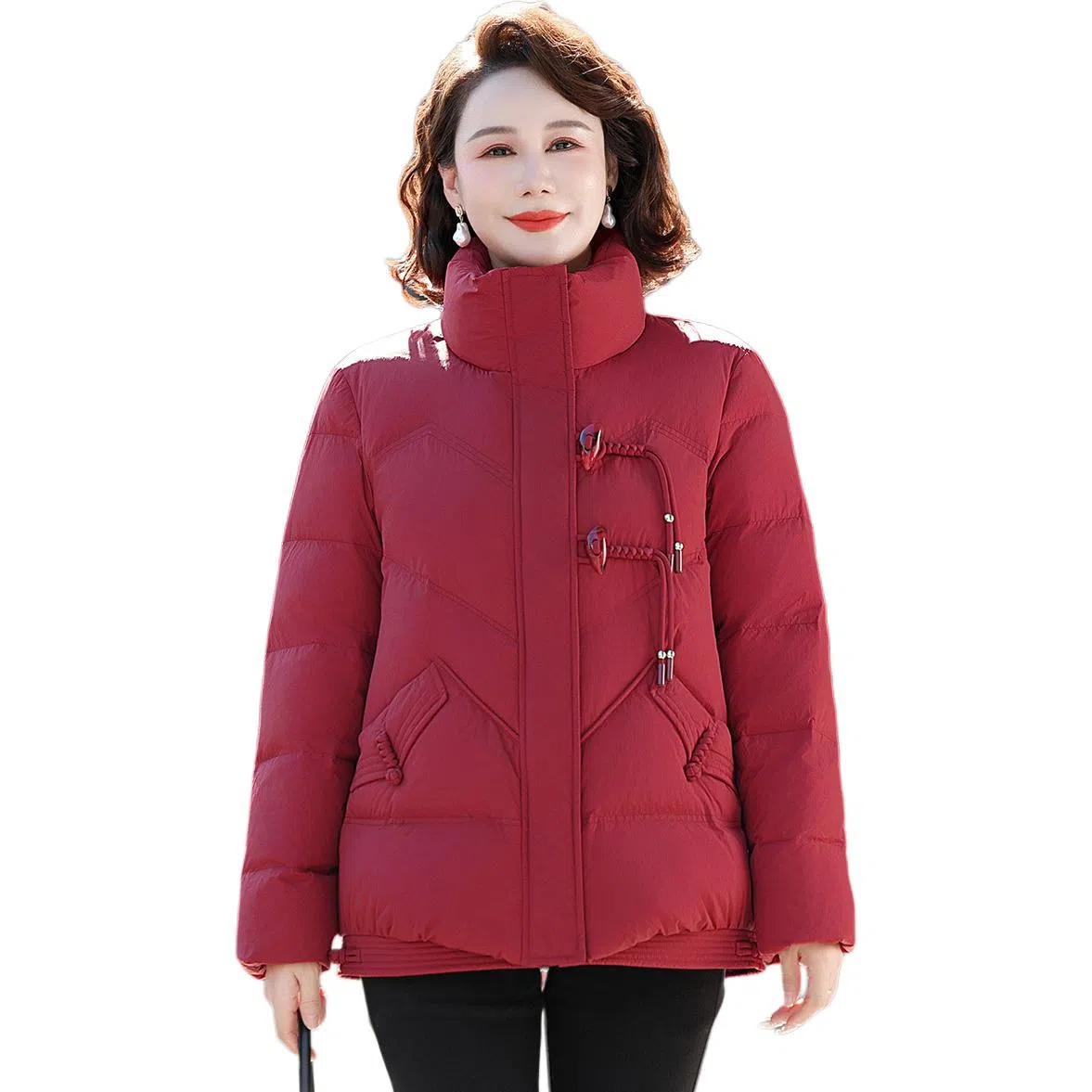 鸭鸭 洋气高贵简约舒适高级感羽绒服 女款