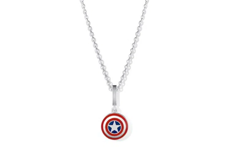 Pandora Marvel Captain America Necklace Set