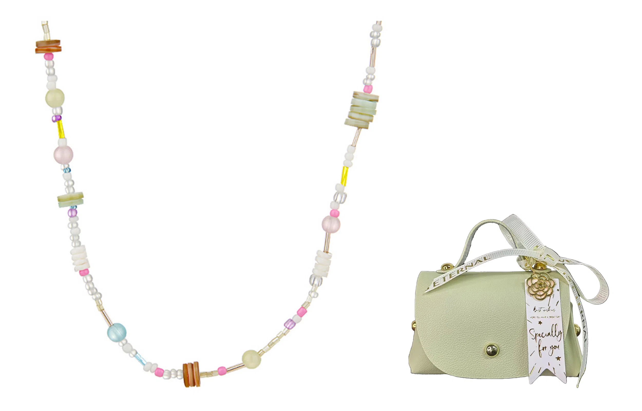 玄唐 多巴胺系列 彩色串珠 甜美甜酷辣妹 项链 女款