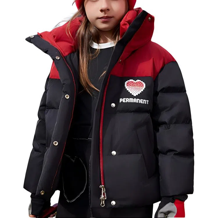 鸭鸭 云朵系列 柔软简约保暖羽绒服 青少年