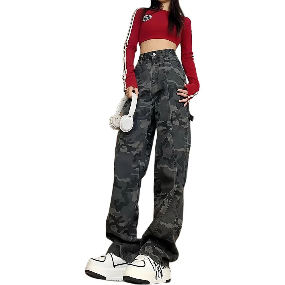 煦加 休闲时尚简约工装裤 男款 迷彩