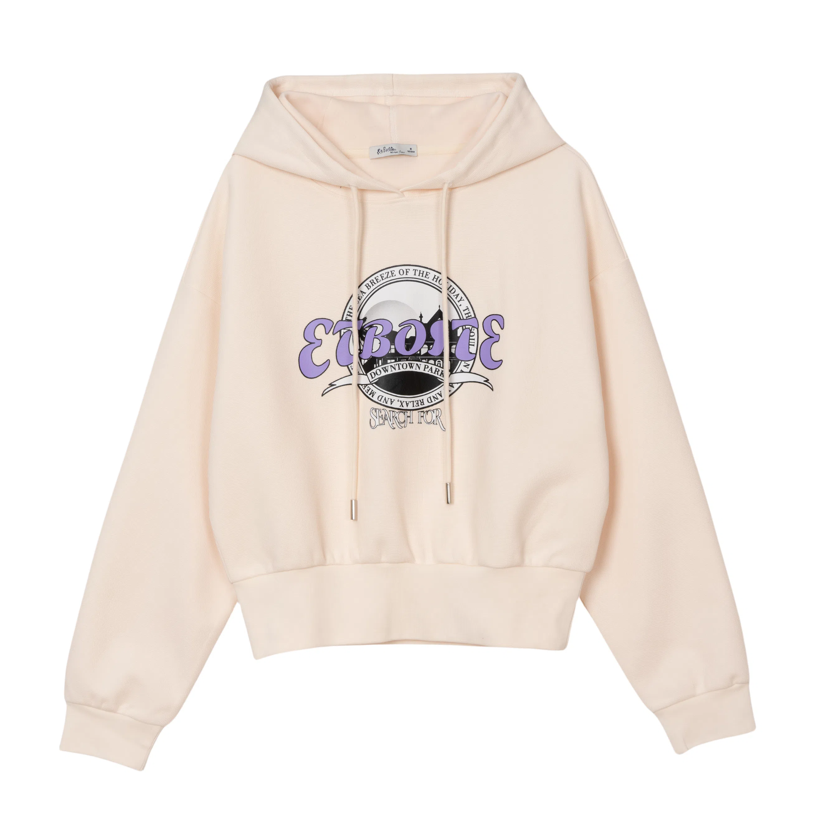 法文箱子 舒适休闲连帽卫衣 女款