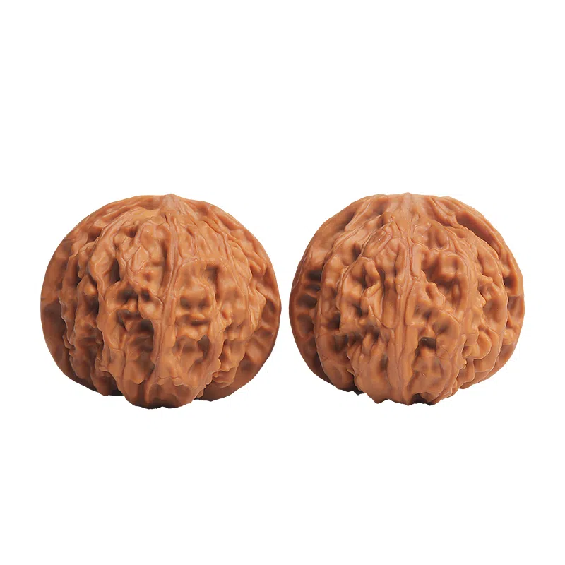 木盛缘 【配手套刷子】平安喜乐 福运常在 苹果园 四座楼狮子头#好运 文玩核桃 手把件 男女同款情侣款