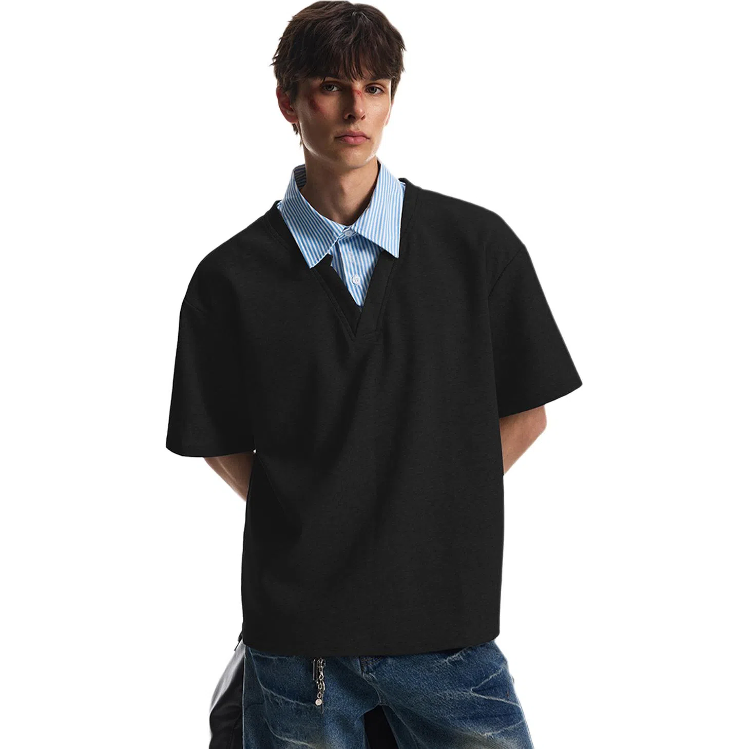 UNA RETA vintagecleanfitPolo