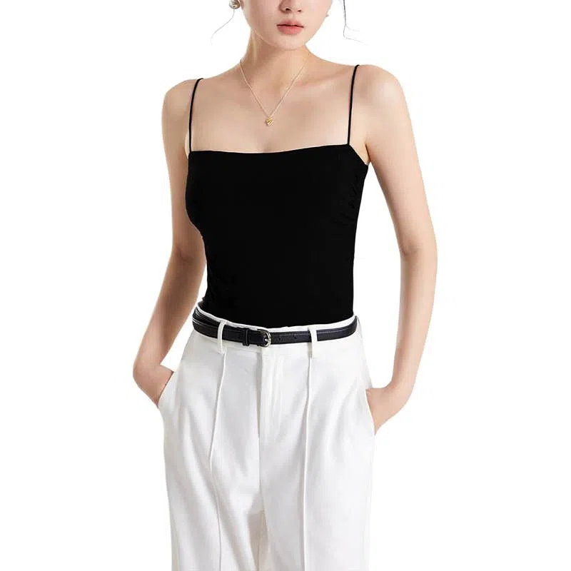 善己 简约舒适时尚百搭清新吊带 女款
