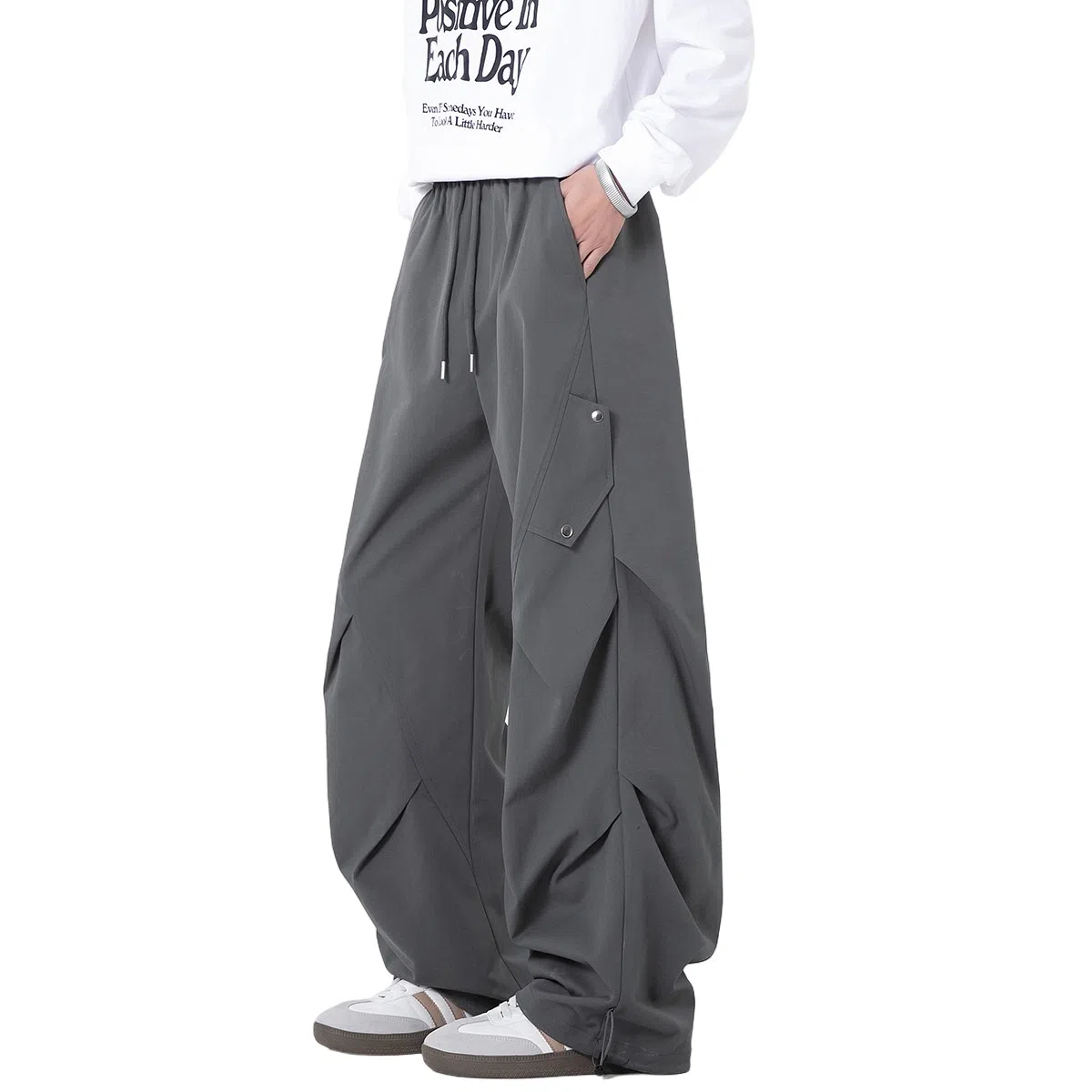 LA'T.WEEKEND Vintage Washed Cargo Pants