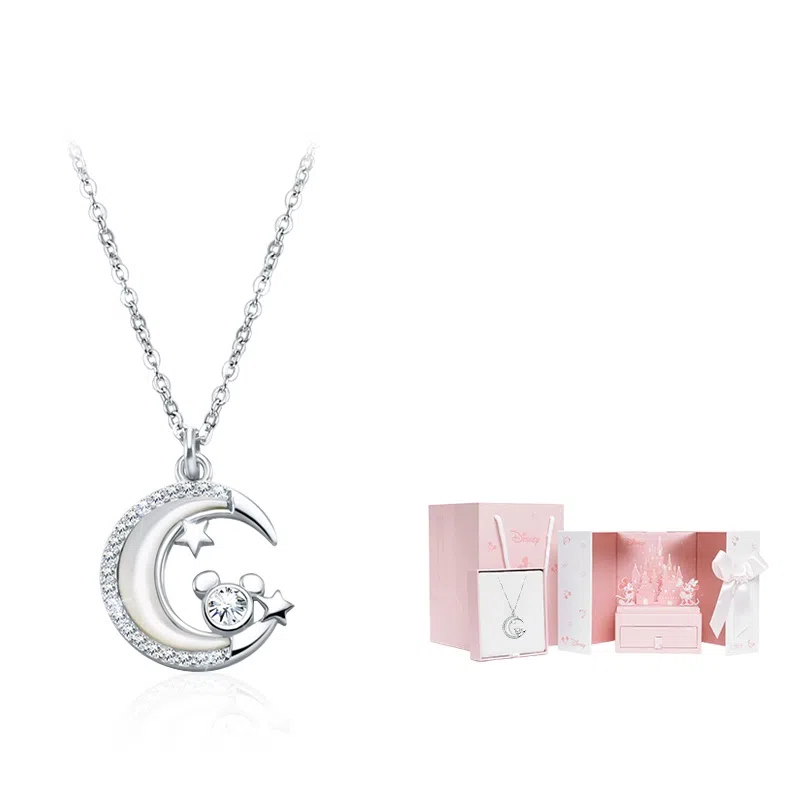 Disney Mickey Dreamy Star Moon Necklace
