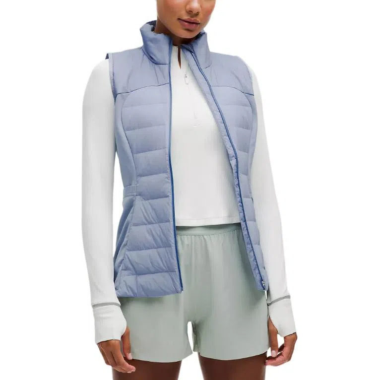 lululemon Down For It All Vest Smoky Lavender