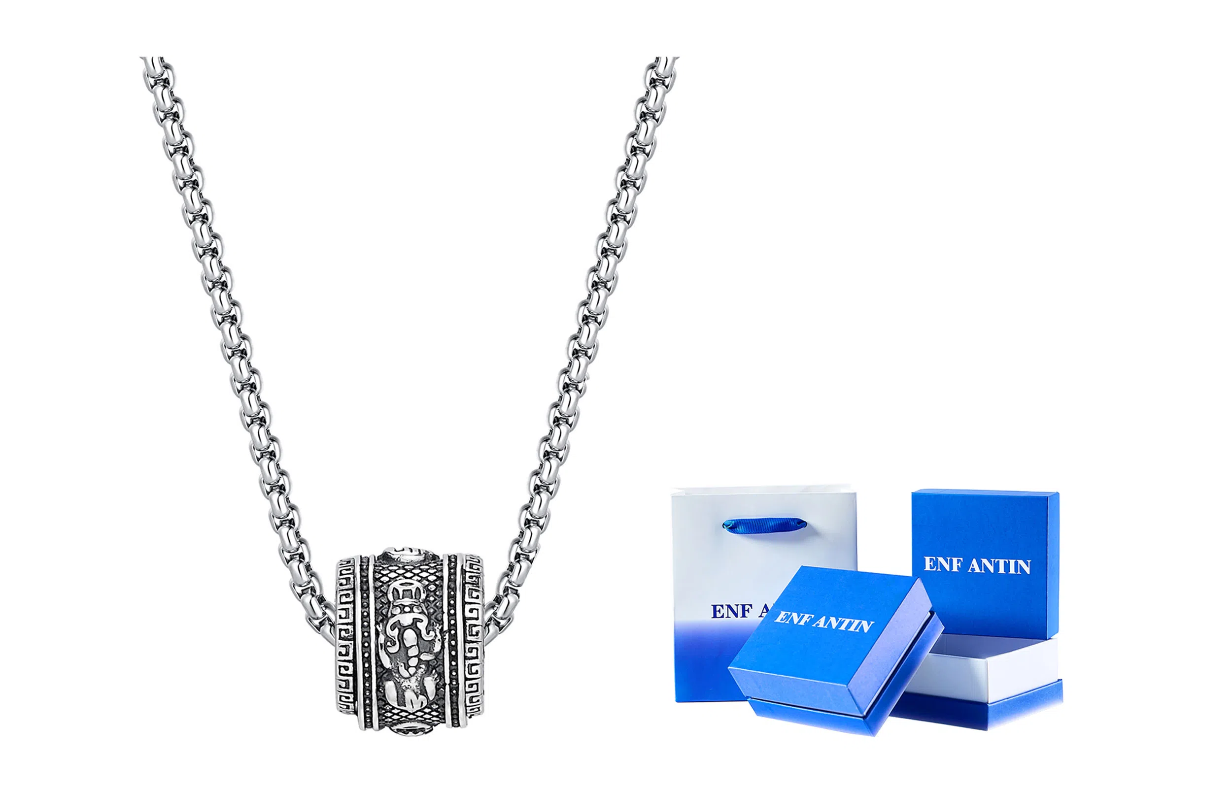 ENFANTIN Pi Xiu Silver Pendant Necklace