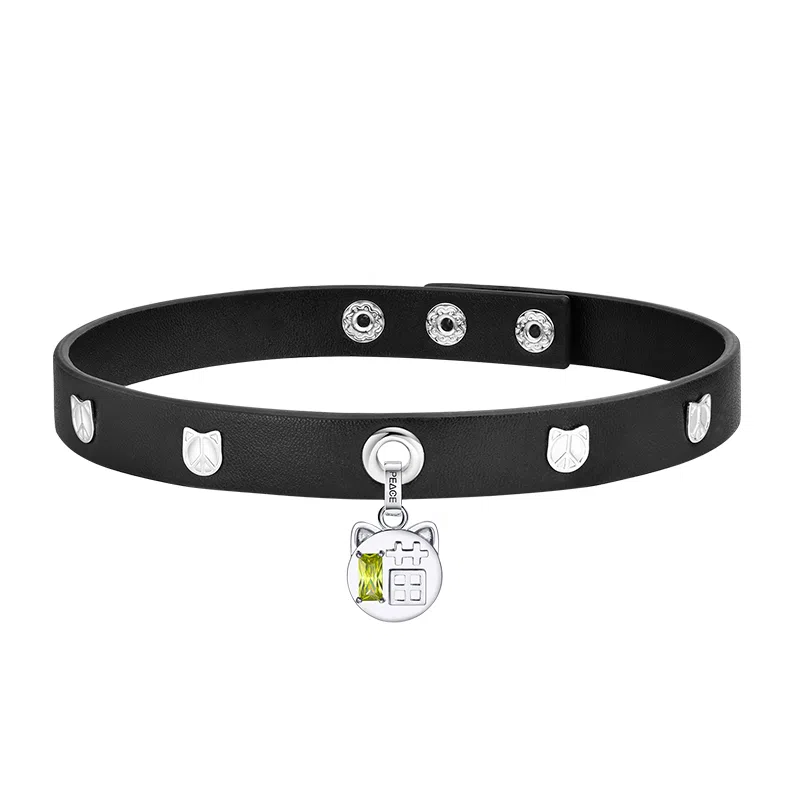 PEACE & CAT Customizable Punk Collar Necklace