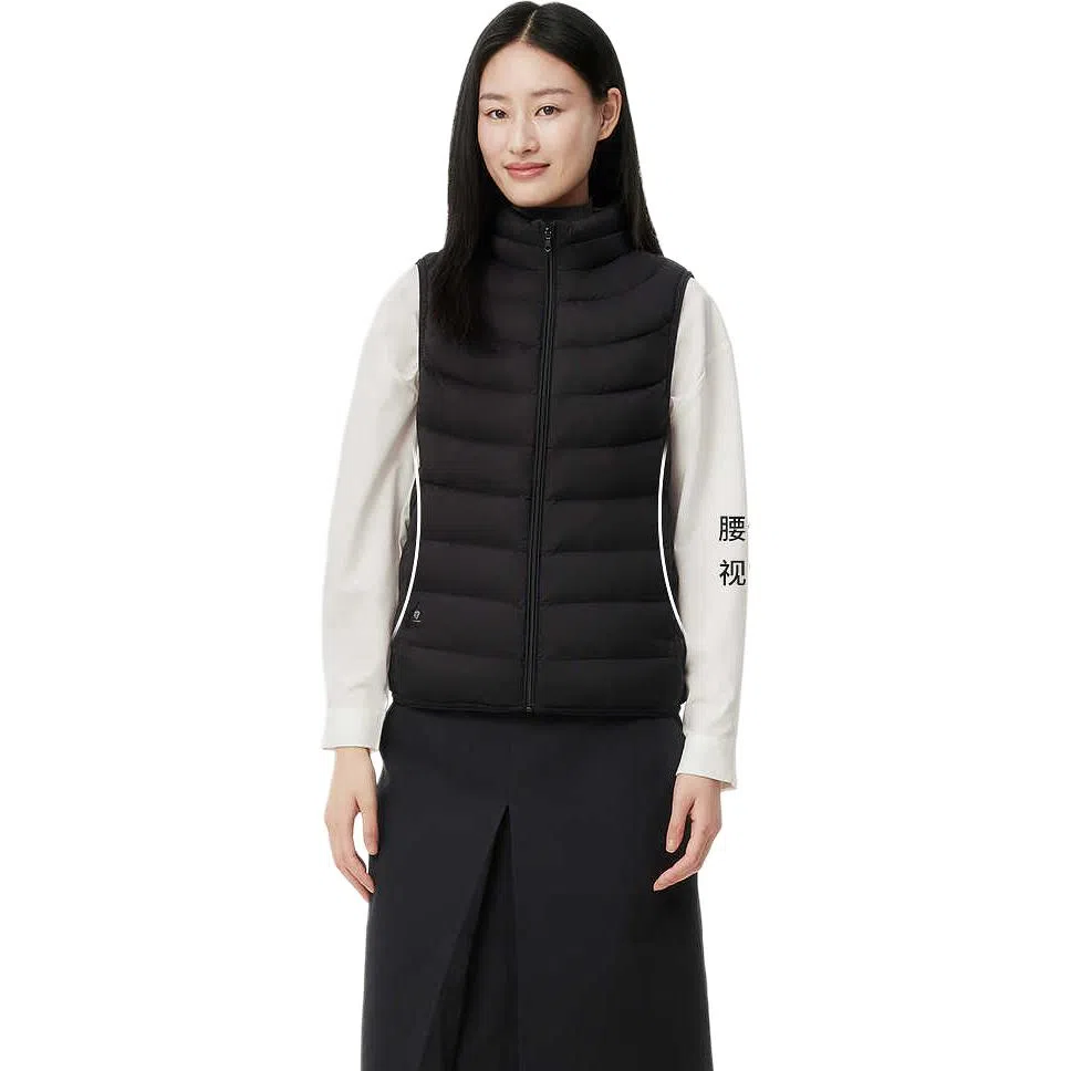 坦博尔 纯色立领羽绒马甲 女款